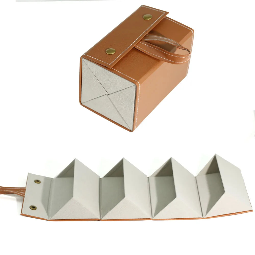 Sonnenbrillen Aufbewahrung – PU Leder Multi-Steckplatz Organizer