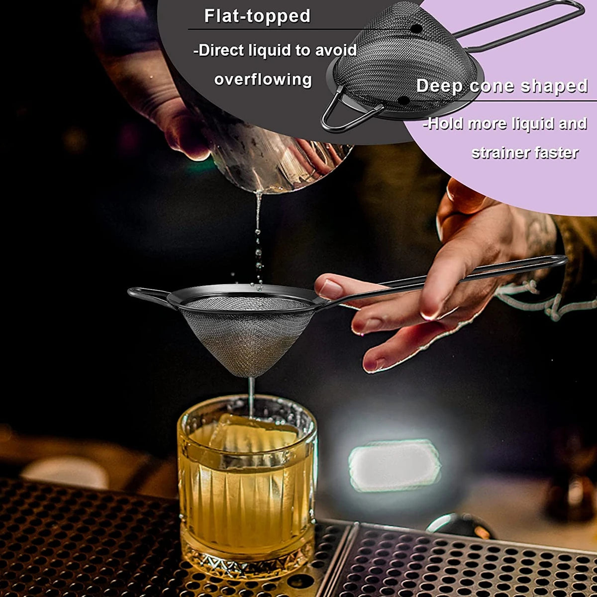 Sieb – Edelstahl – 8.5cm x 23cm