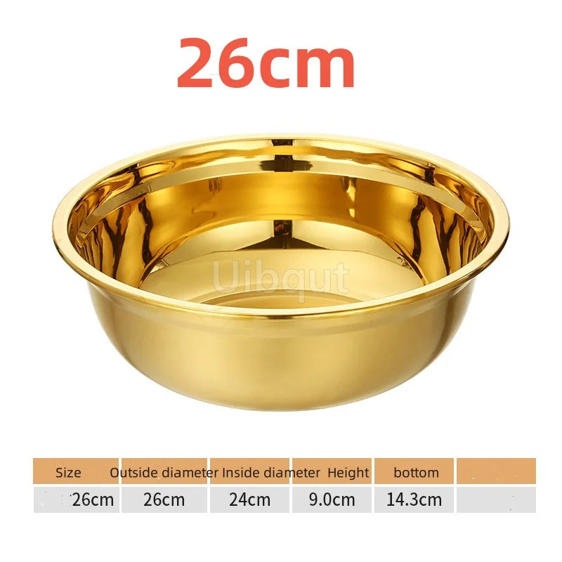 Sieb – Goldener Edelstahl – Verschiedene Grössen