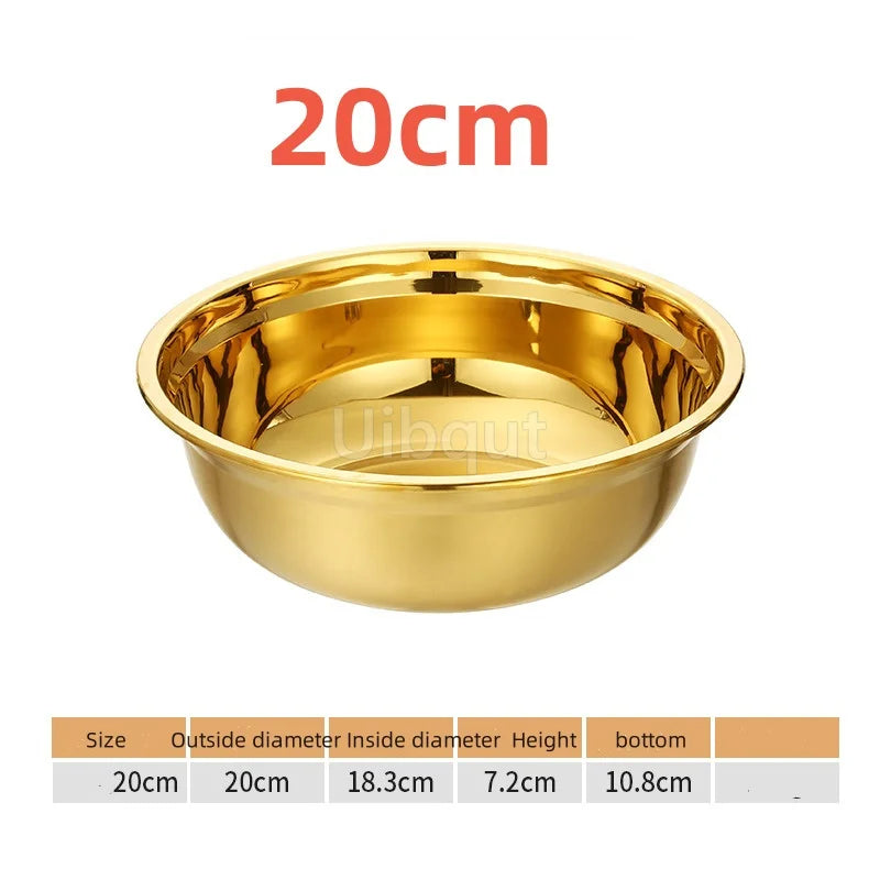 Sieb – Goldener Edelstahl – Verschiedene Grössen