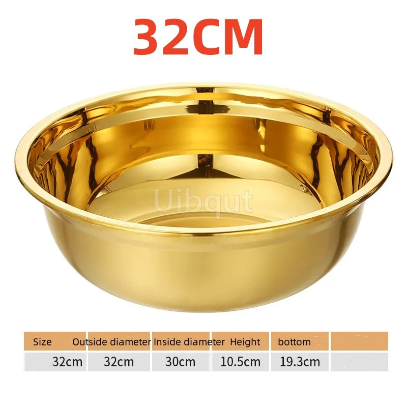 Sieb – Goldener Edelstahl – Verschiedene Grössen