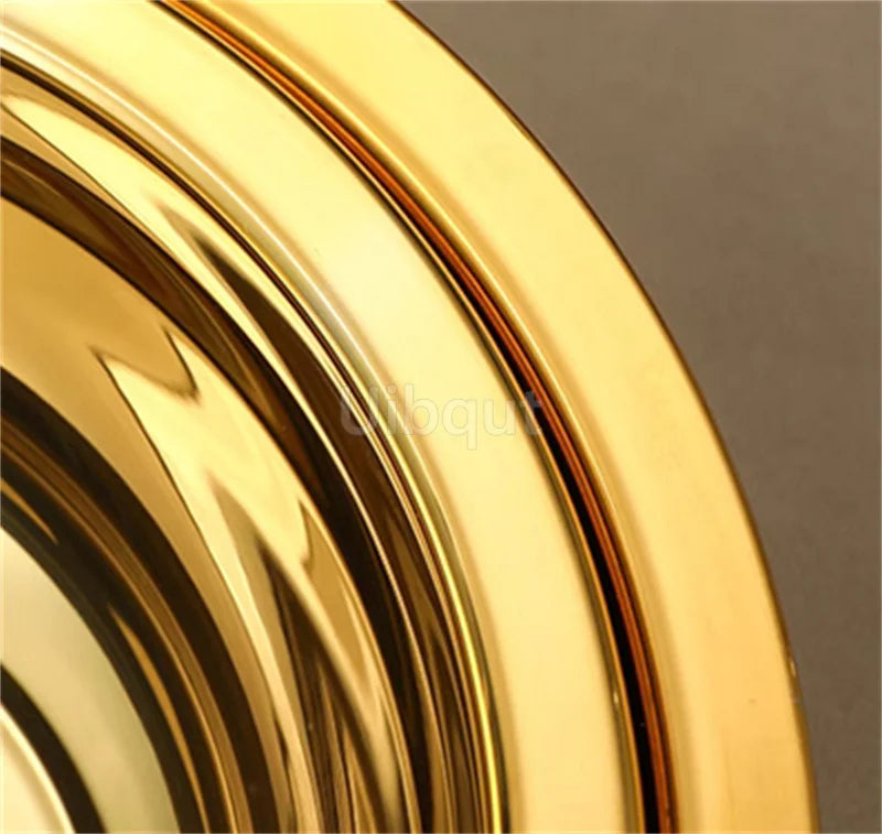 Sieb – Goldener Edelstahl – Verschiedene Grössen