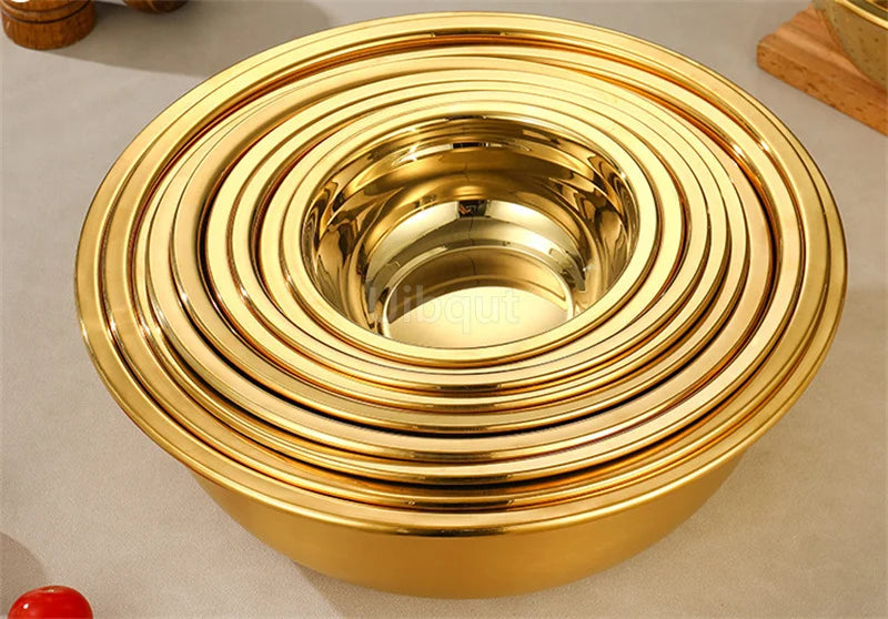 Sieb – Goldener Edelstahl – Verschiedene Grössen