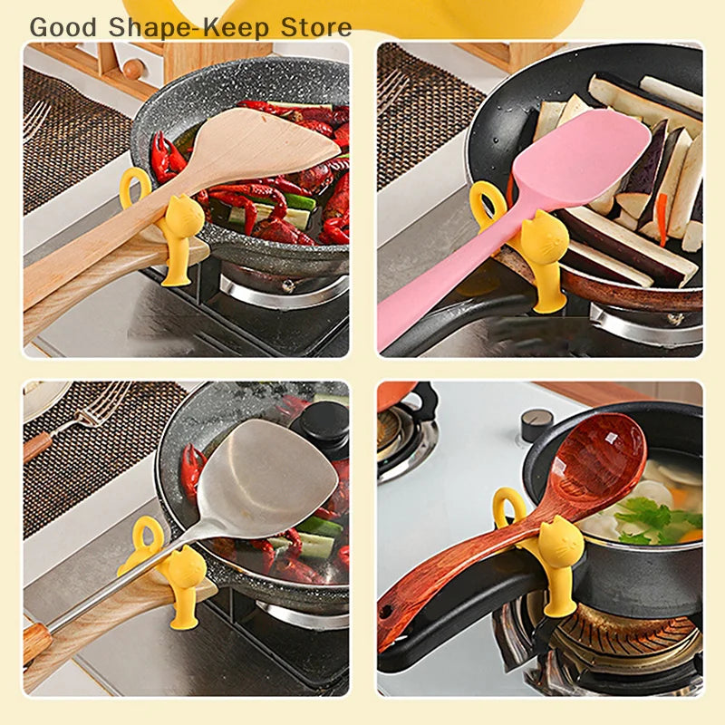 Silikon Utensilienhalter – Schleifendesign – Rutschfest & Hitzebeständig