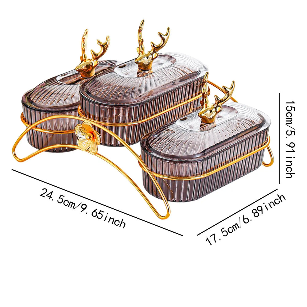 Snackteller – Kreatives Design – 24.5x17.5x15 cm