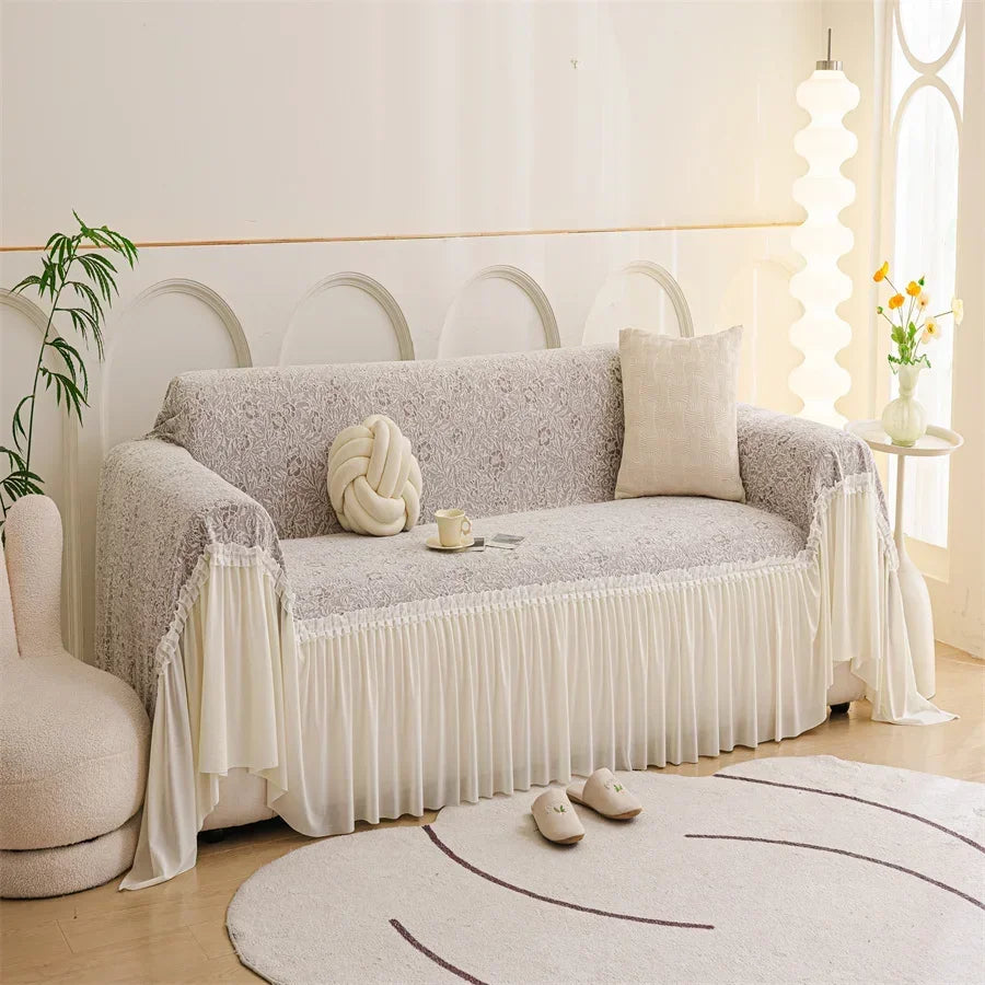 Sofabezug – Luxuriöses Strick-Polyester – Komplettabdeckung