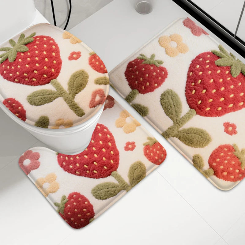 Sommerflorales Anti-Rutsch-Matte – Modernes Gummidesign