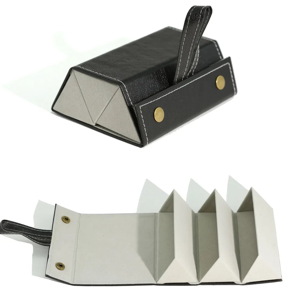 Sonnenbrillen Aufbewahrung – PU Leder Multi-Steckplatz Organizer