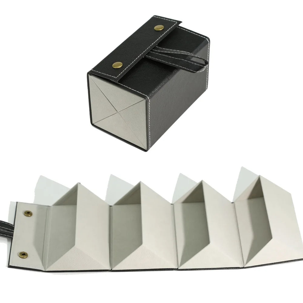 Sonnenbrillen Aufbewahrung – PU Leder Multi-Steckplatz Organizer