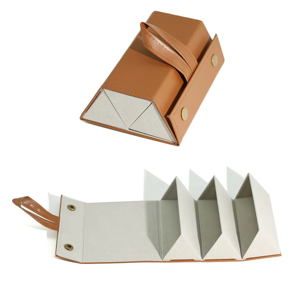 Sonnenbrillen Aufbewahrung – PU Leder Multi-Steckplatz Organizer