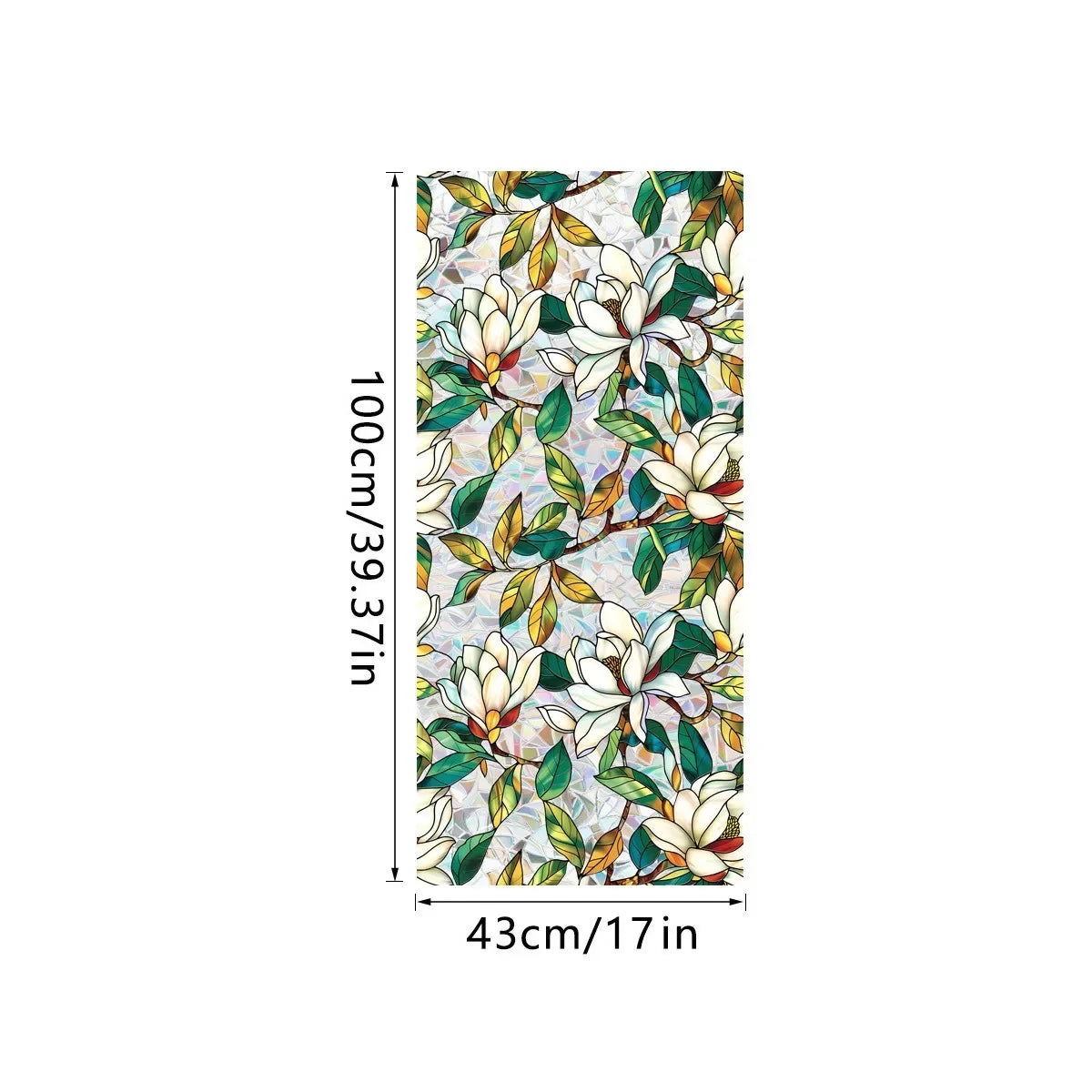 Sonnenfänger – Farbiges Design Glasfilm 43x100cm