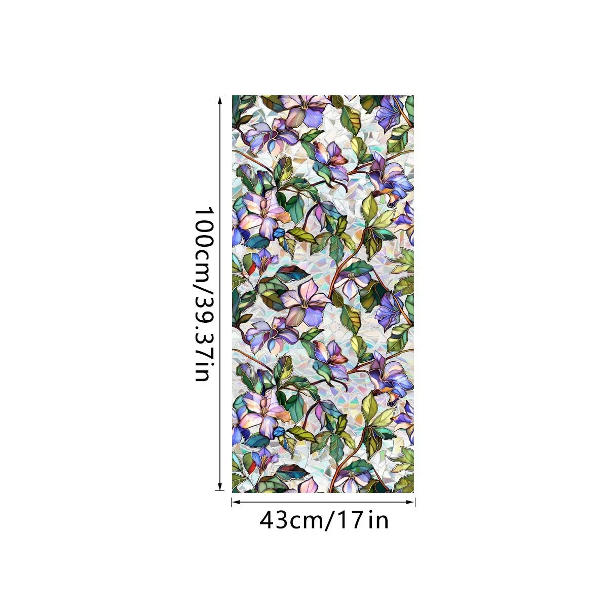 Sonnenfänger – Farbiges Design Glasfilm 43x100cm