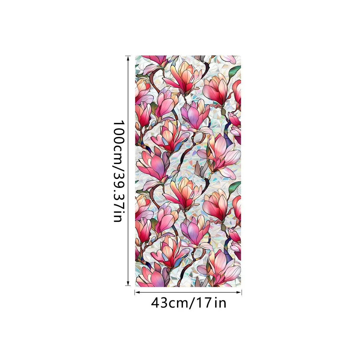 Sonnenfänger – Farbiges Design Glasfilm 43x100cm