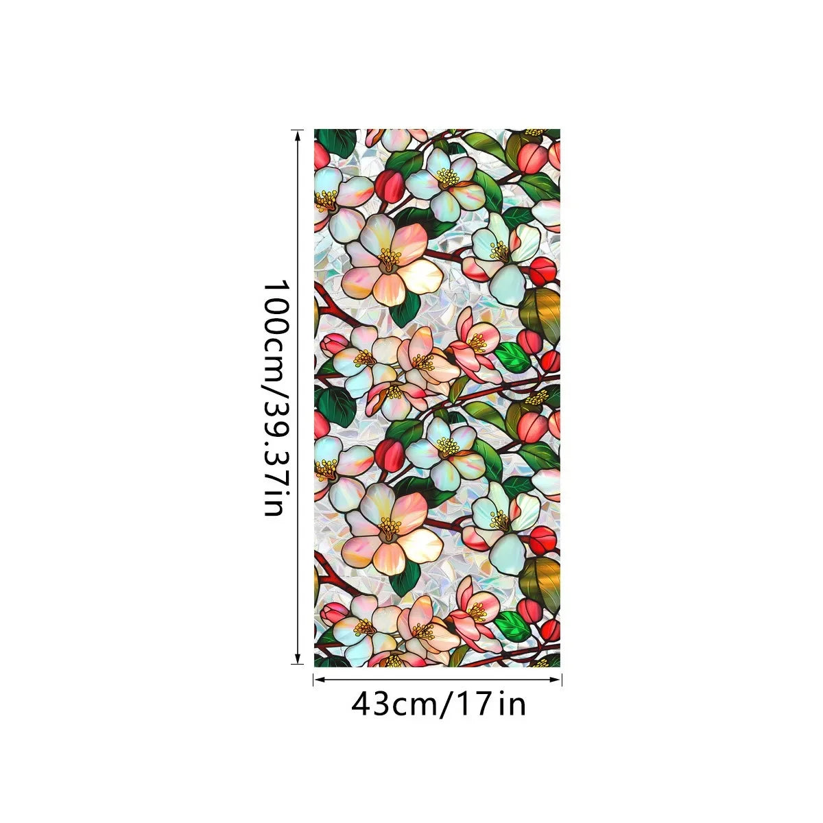 Sonnenfänger – Farbiges Design Glasfilm 43x100cm