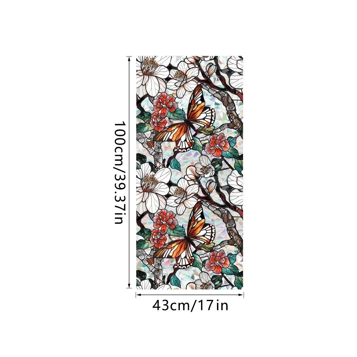 Sonnenfänger – Farbiges Design Glasfilm 43x100cm