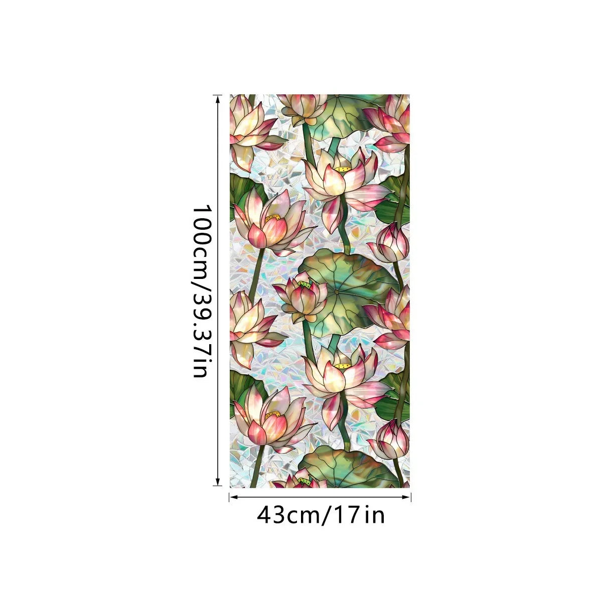 Sonnenfänger – Farbiges Design Glasfilm 43x100cm