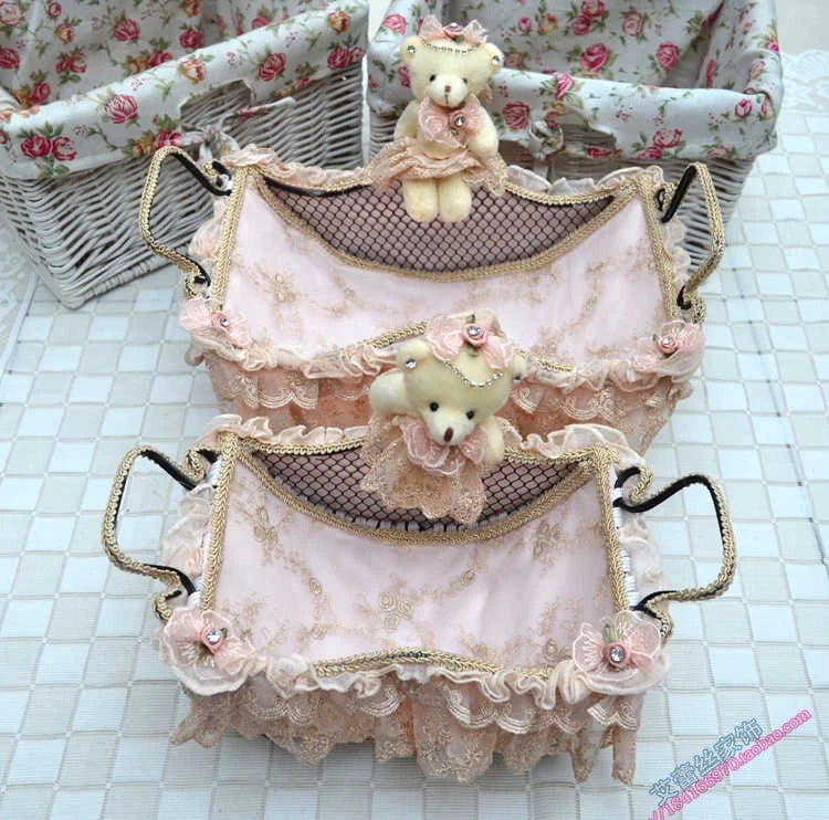 Spitzenkorb – Handgefertigt Öko – Baumwolle