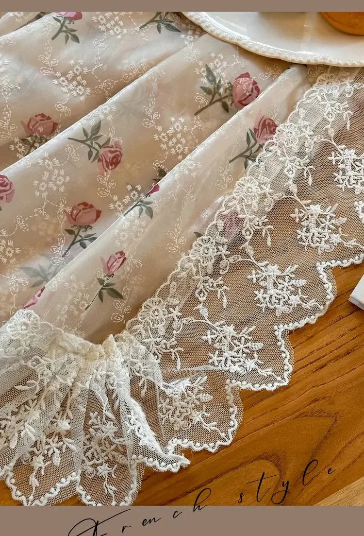 Spitzenvorhang – Pastoralstil – W1.6m x H1.2m