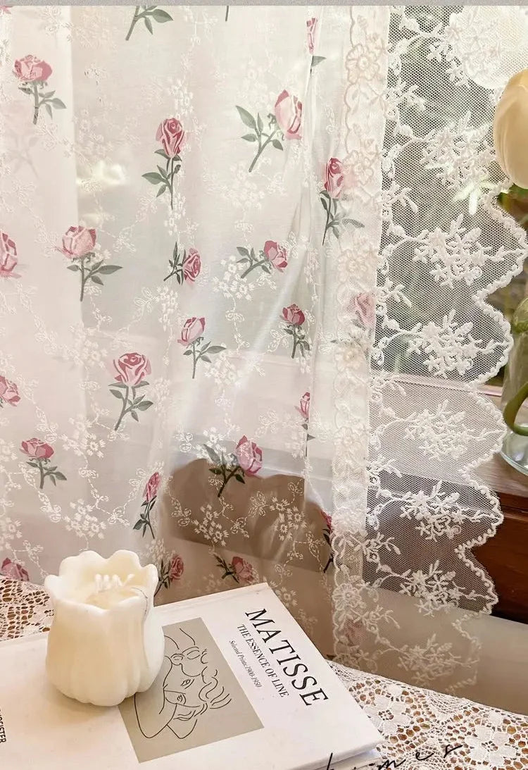 Spitzenvorhang – Pastoralstil – W1.6m x H1.2m