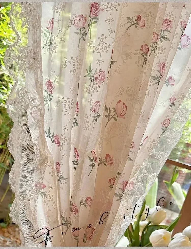 Spitzenvorhang – Pastoralstil – W1.6m x H1.2m