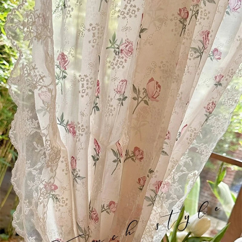 Spitzenvorhang – Pastoralstil – W1.6m x H1.2m