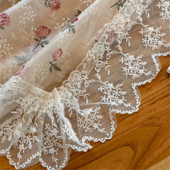 Spitzenvorhang – Pastoralstil – W1.6m x H1.2m