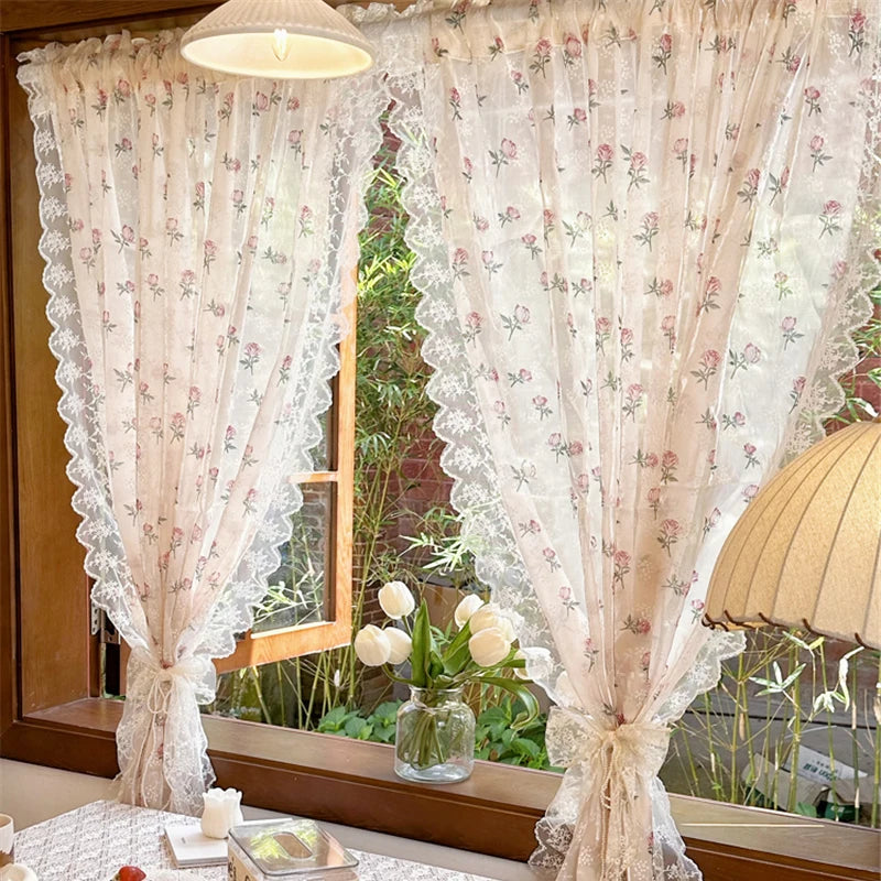 Spitzenvorhang – Pastoralstil – W1.6m x H1.2m