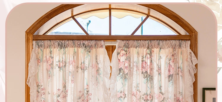 Spitzenvorhänge – Französische Pastorale – W150cmxH200cm