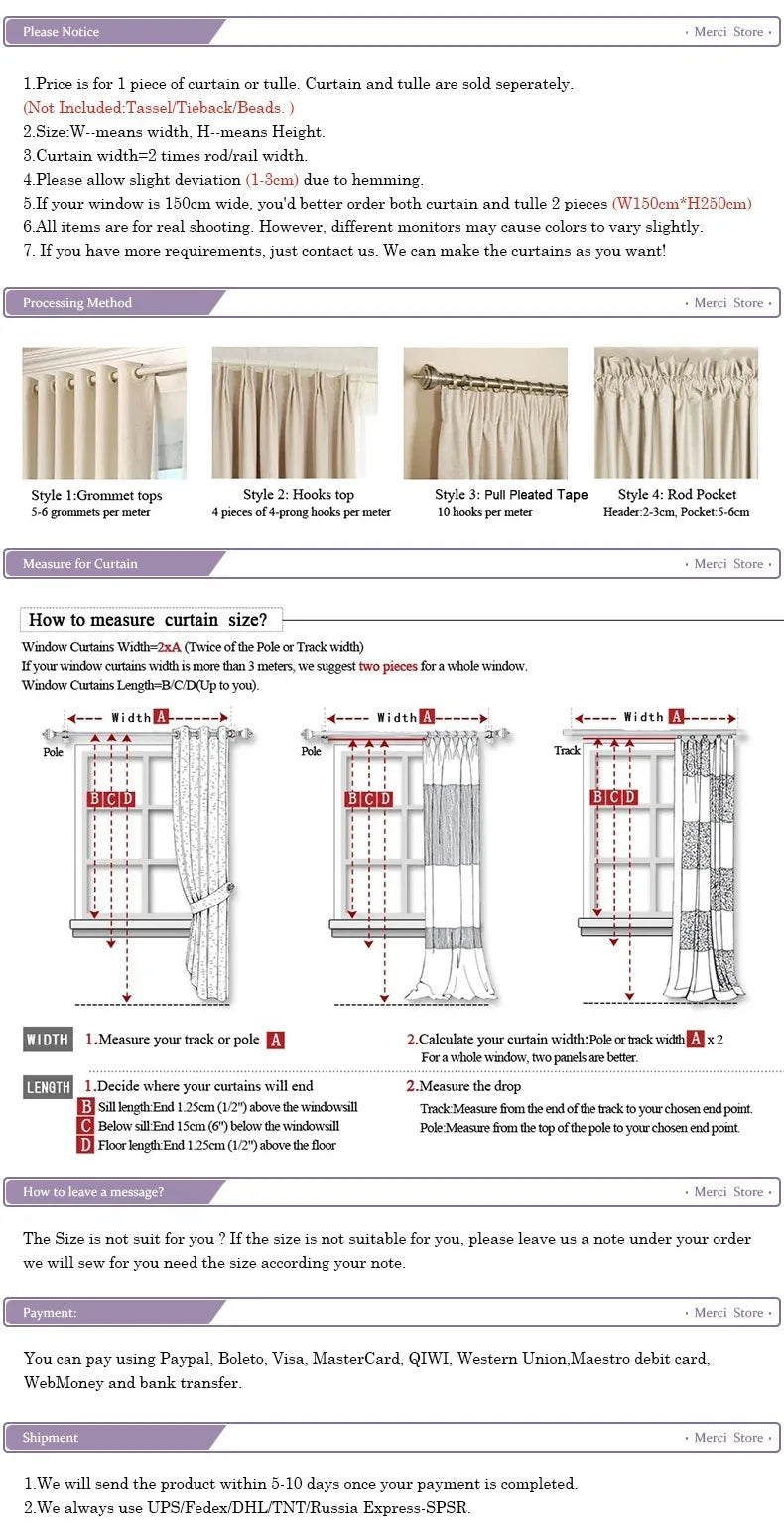 Spitzenvorhänge – Französische Pastorale – W150cmxH200cm