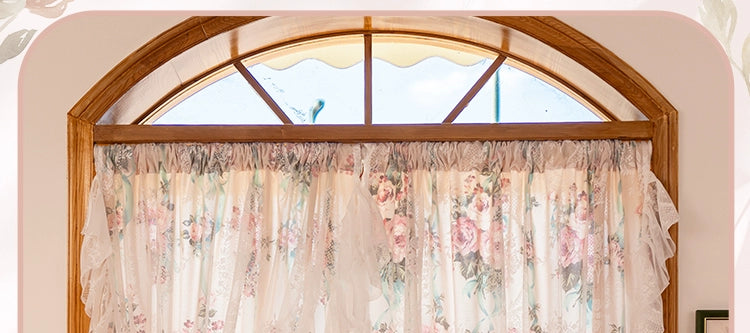 Spitzenvorhänge – Französische Pastorale – W150cmxH200cm