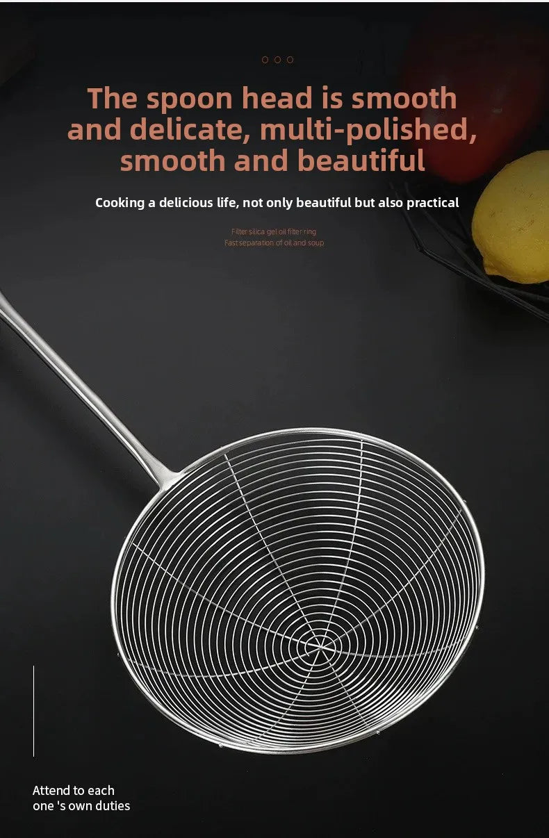 Stahlabschäumer – 304 Edelstahlnetz 18cm