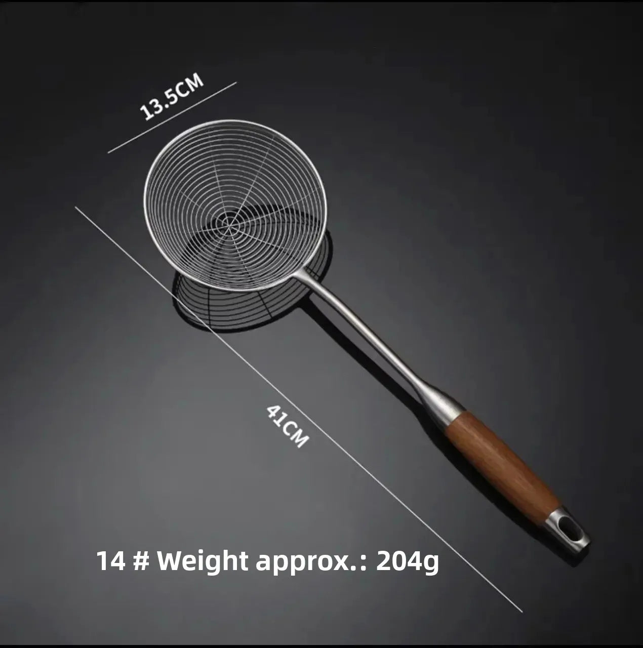 Stahlabschäumer – 304 Edelstahlnetz 18cm