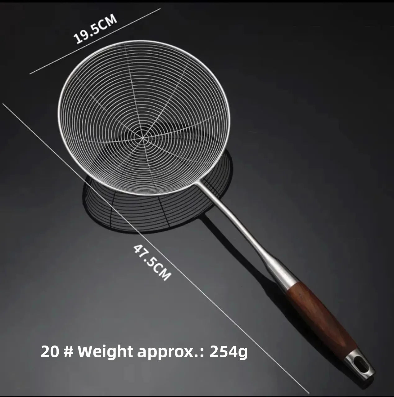 Stahlabschäumer – 304 Edelstahlnetz 18cm