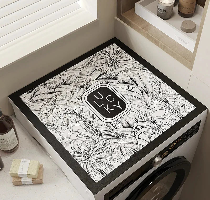 Staubschutzabdeckung aus diatom-mud mit floralem design, Farbe: mittelalter grosse Blume, Grösse: 40 * 50cm