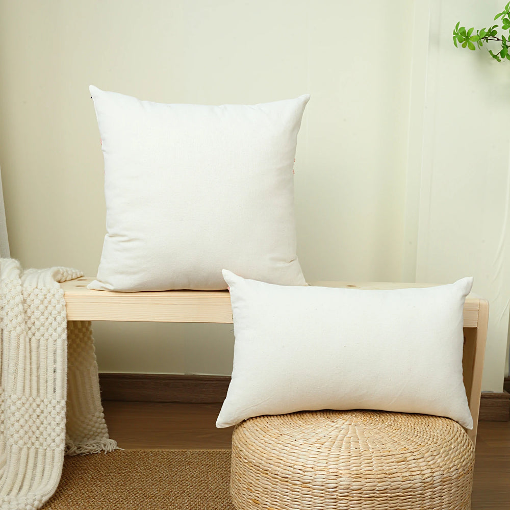 Stickkissenbezug mit Sonnenblumenmuster – Polyester – 45cm-50cm