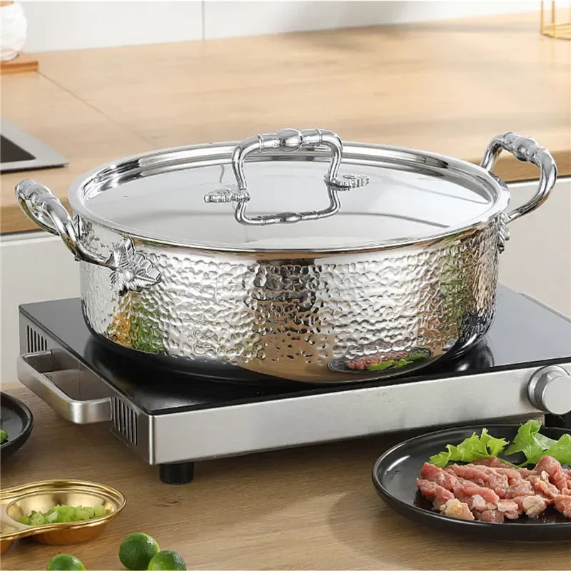 Edelstahl Suppentopf mit Doppelgeschmack Option in 26cm Grösse