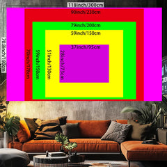 Tapisserie 'Goldener Buddha Wasserfall' aus Polyester, Grösse: 150x200 cm, in natürlichem Stil