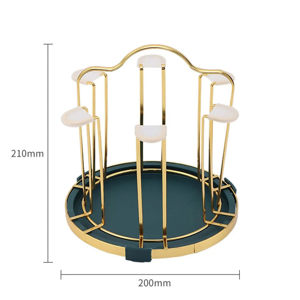 Tassen-Abtropfgestell – Eisen & PP – Tragbarer Organizer