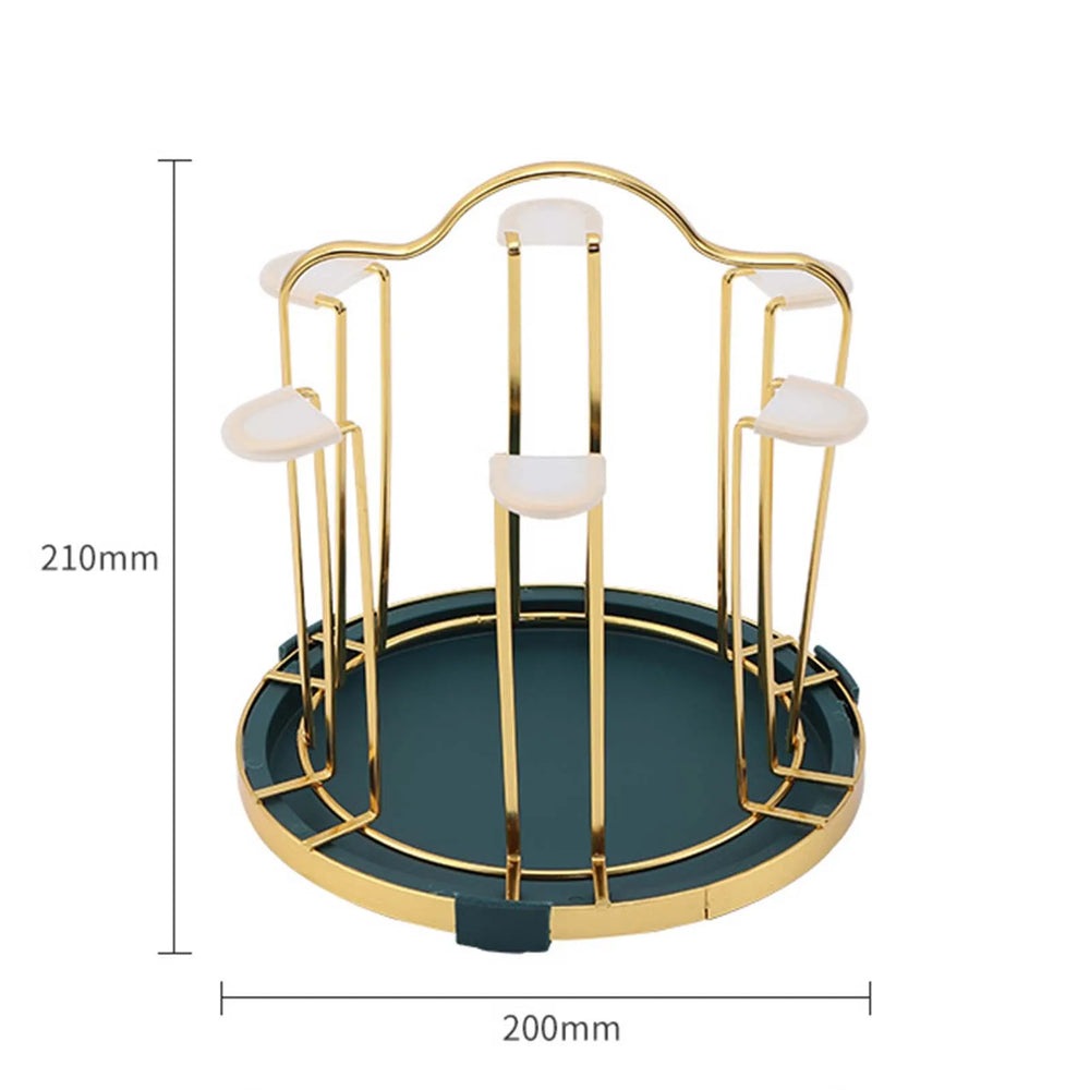 Tassen-Abtropfgestell – Eisen & PP – Tragbarer Organizer