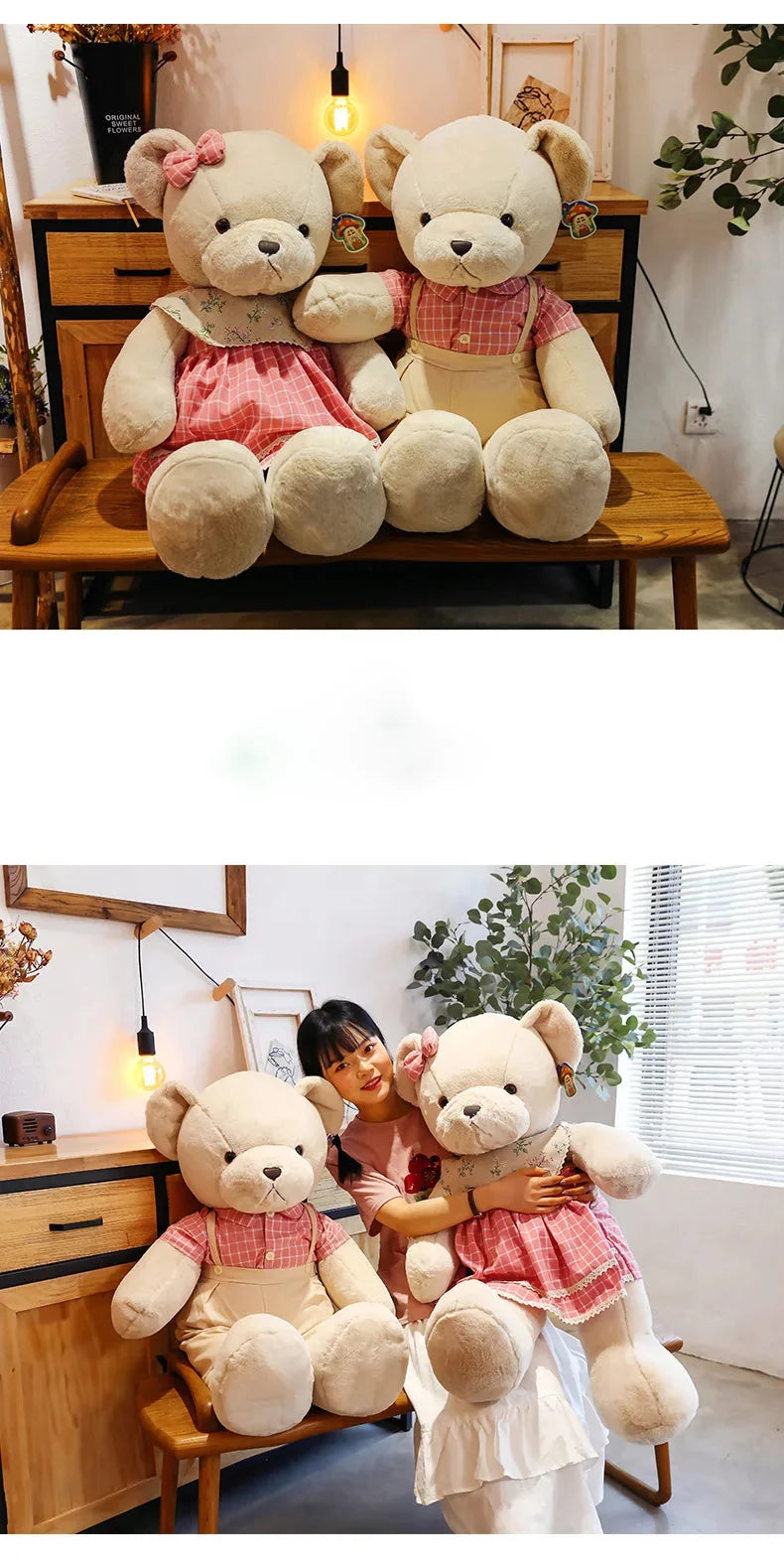 Teddy Bär Plüsch – Baumwolle – 80cm Besonderheit