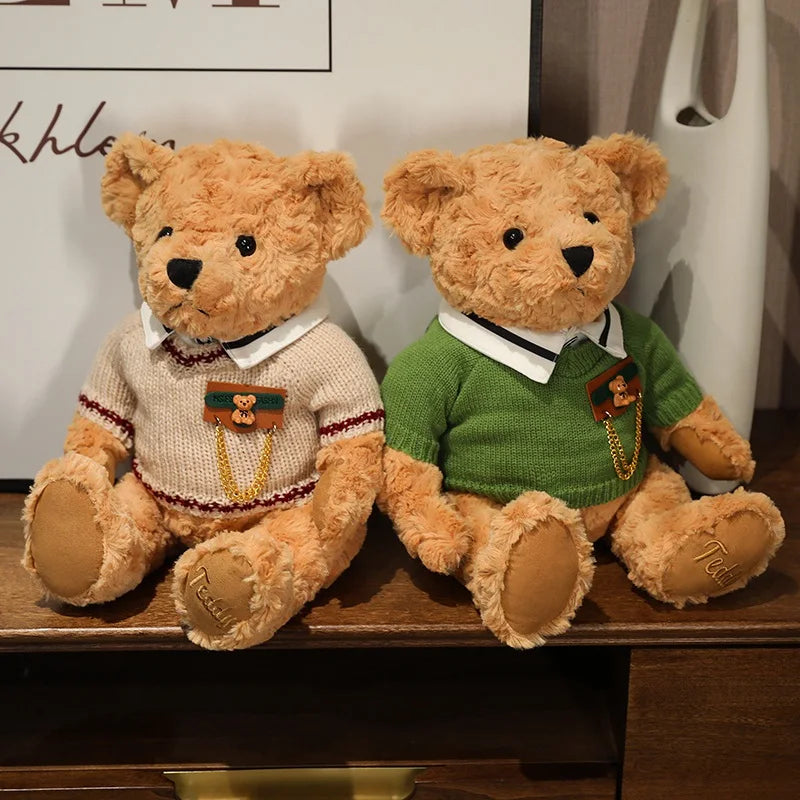 Teddybär Plüschspielzeug – Vintage Plüsch – 25cm Sitzend