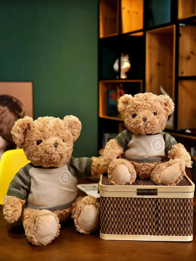 Teddybär Plüschspielzeug – Vintage Plüsch – 25cm Sitzend