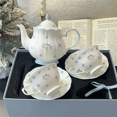 Tee-Set - Französisches Mädchen - Keramik für Nachmittagstee