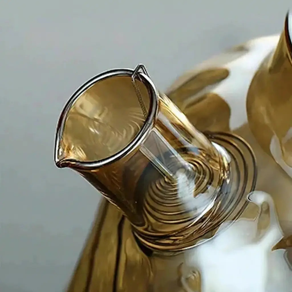 Teekannen-Set – Keramik & Glas – 1L Volumen