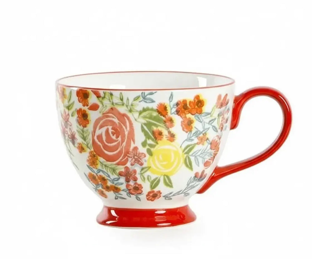 Teetasse – Porzellan – 450ml Handbemalt