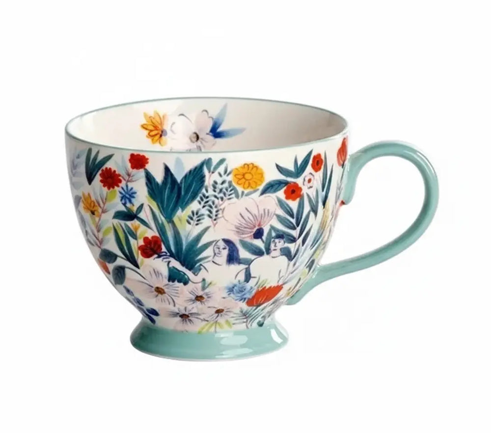 Teetasse – Porzellan – 450ml Handbemalt