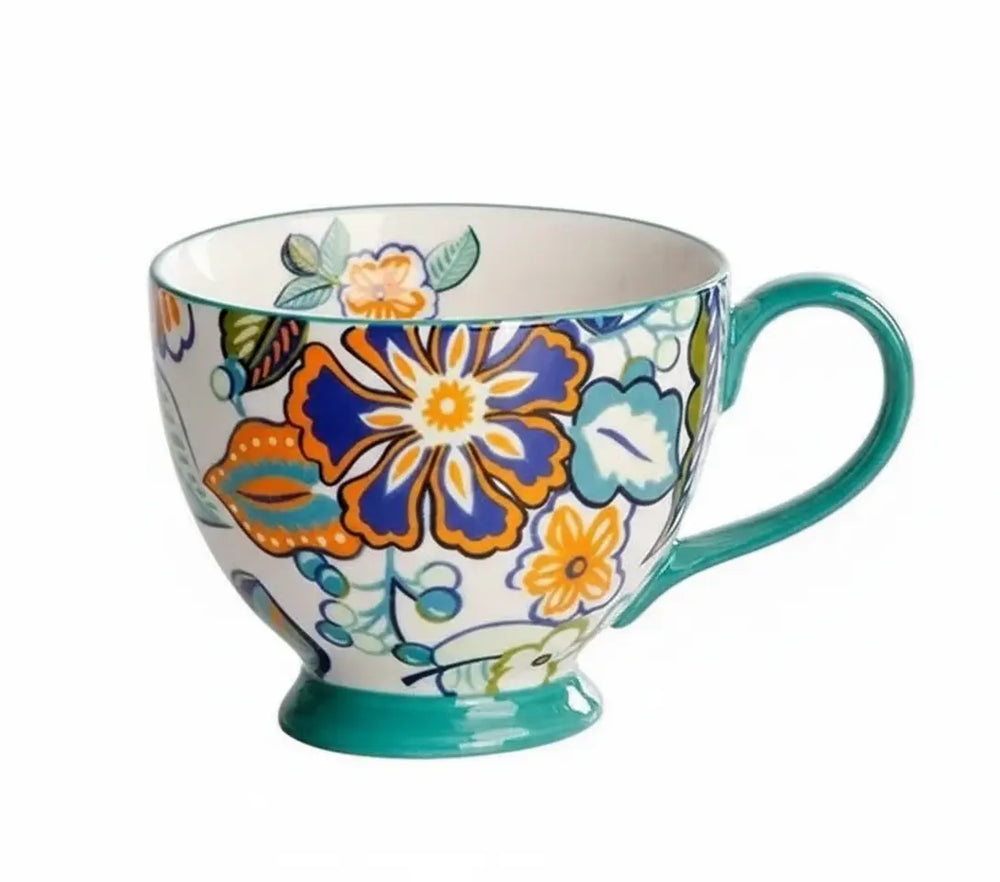 Teetasse – Porzellan – 450ml Handbemalt