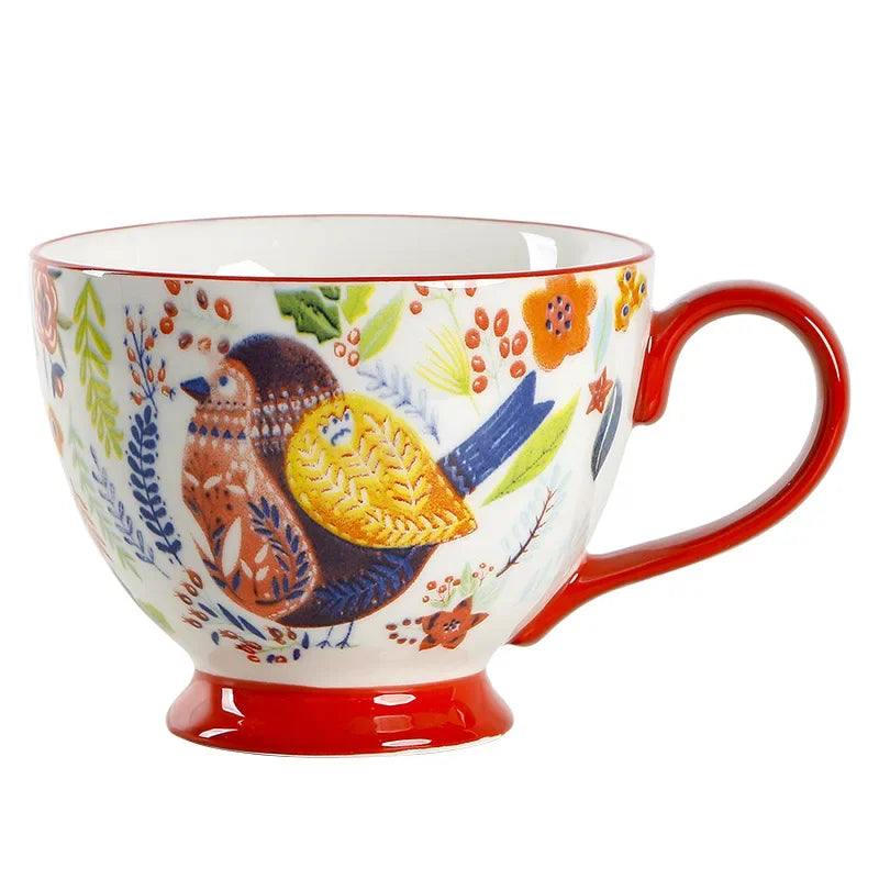 Teetasse – Porzellan – 450ml Handbemalt