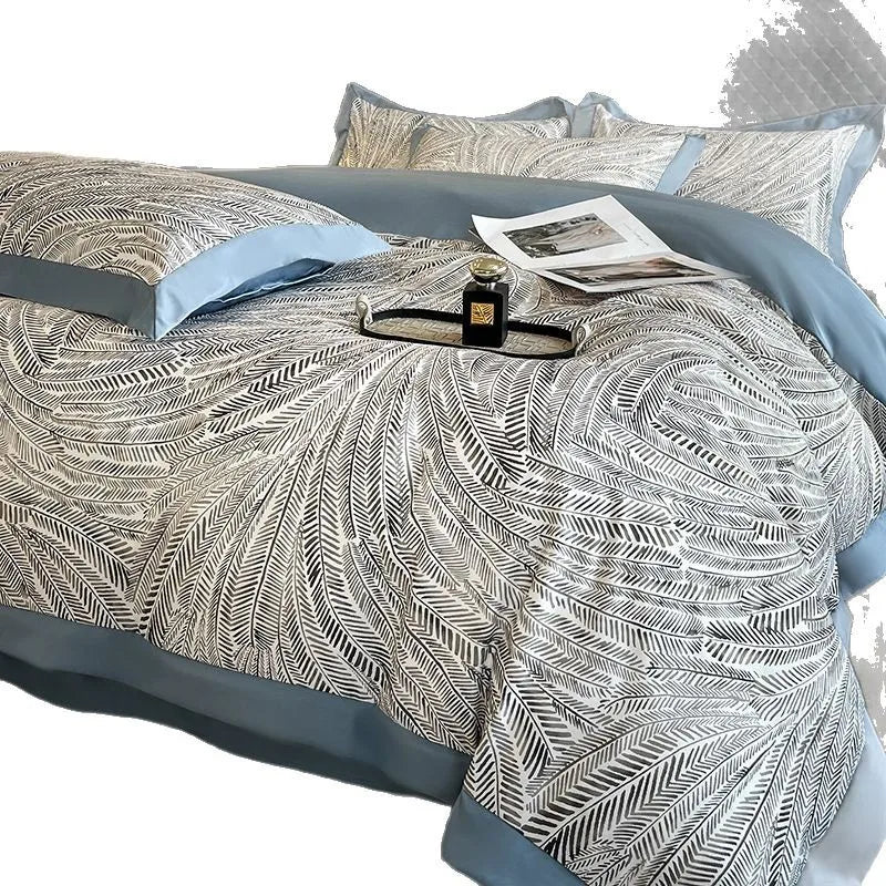 Tencel Bettwäscheset im Leopardenmuster, Farbe: Leoparden Rosa, Grösse: 200x230cm