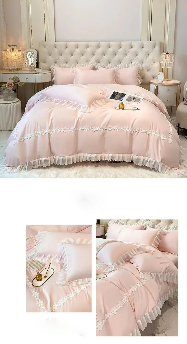 Tencel Lace Set – Prinzessinnenstil – 200x230cm